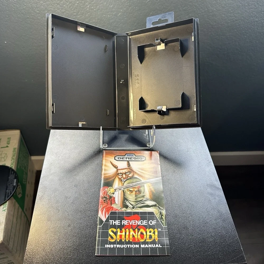 Revenge of Shinobi (Sega Genesis, Sega Classic) Case + Manual Only W/ Hang Tab